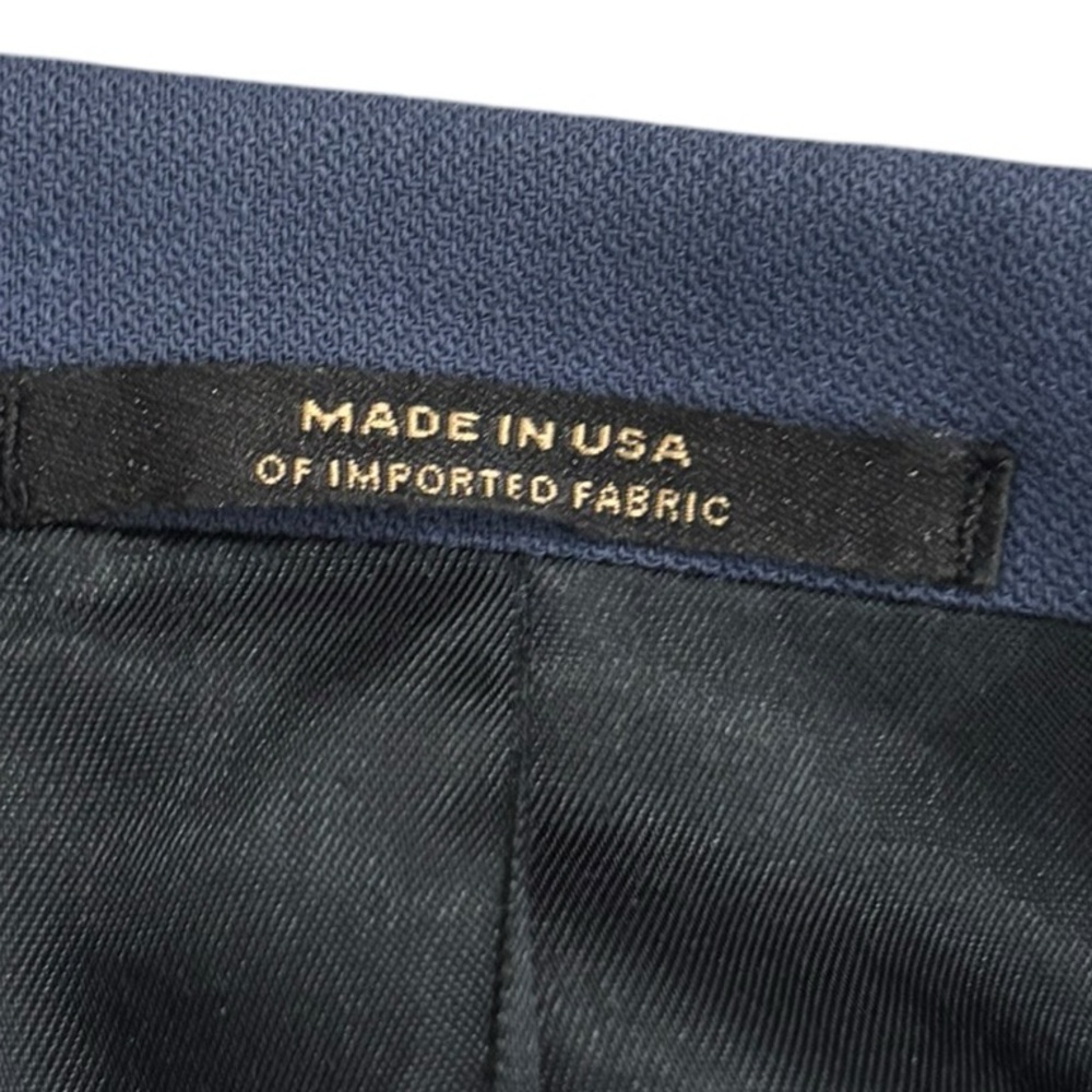 Hart Schaffner Marx Made in USA Men's Navy Dress Blazer-size 44R - Picture 5 of 11